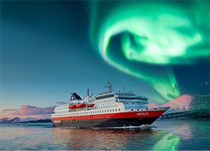 Aurora Boreale - Postale dei Fiordi Hurtigruten