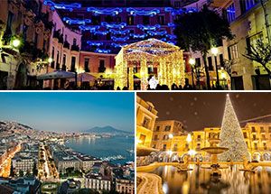 Luminarie di Salerno e Napoli