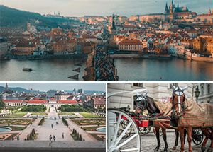 Budapest, Vienna e Praga