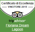 Certificato di eccellenza tripadvisor 2015 - Floriana Dream Lagoon