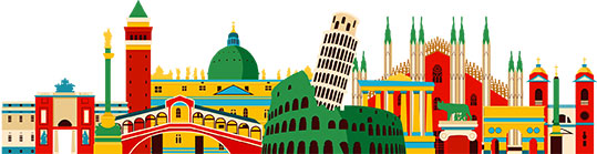 Travel organized in Italy
